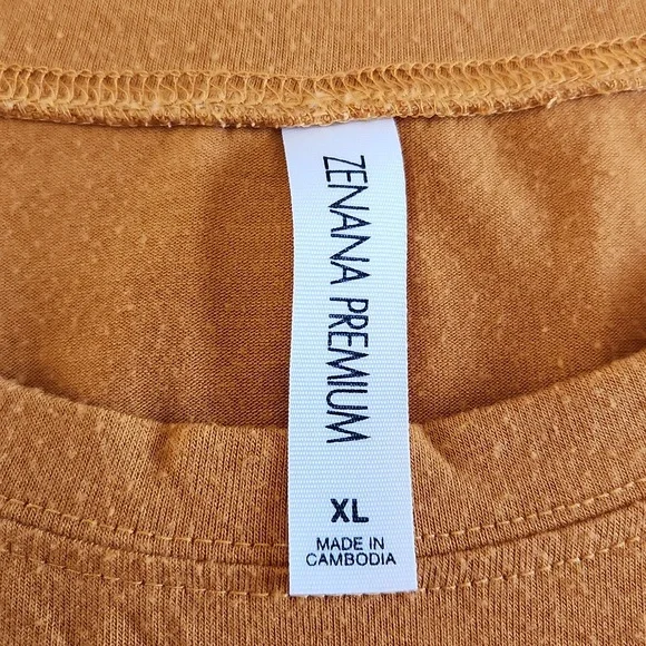 Zenana Premium Autumn Caramel Long Tunic Top or Dress (XL) - Picture 5 of 7